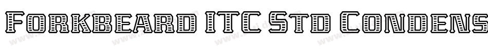 Forkbeard ITC Std Condensed字体转换